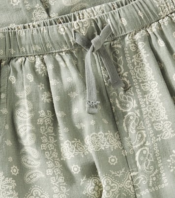 Ethan 프린트 리넨 코튼 팬츠 | Rylee + Cru