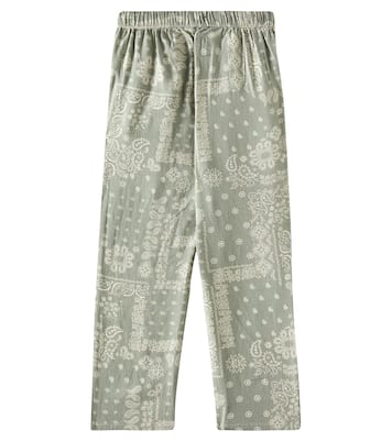 Ethan 프린트 리넨 코튼 팬츠 | Rylee + Cru