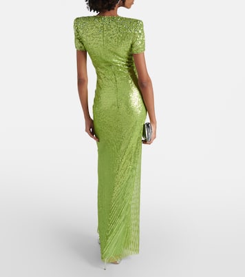 Abito lungo Momoka con paillettes | Jenny Packham
