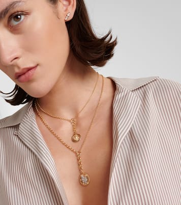 Halskette Resilience Medium aus 18kt Gelbgold mit Diamanten | FoundRae