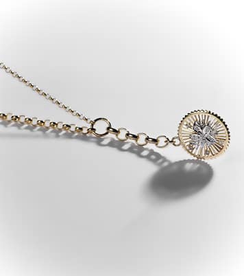 Halskette Resilience Medium aus 18kt Gelbgold mit Diamanten | FoundRae