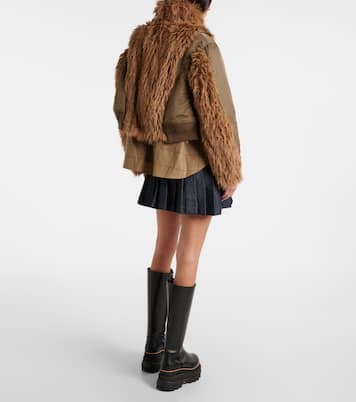 Jacke mit Faux Fur | Sacai