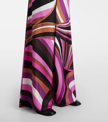 Iride printed silk twill palazzo pants | Pucci