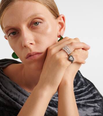 Ring Manaal aus 18kt Weißgold mit Diamanten | Kamyen