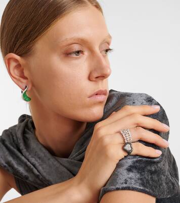 Ring Manaal aus 18kt Weißgold mit Diamanten | Kamyen