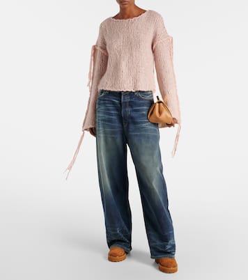 Stiefel Teddi 20 mit Shearling | Aquazzura