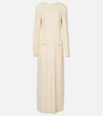 Maxikleid Pocket aus Crêpe | Toteme