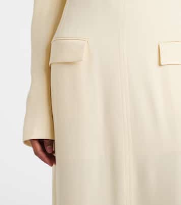 Maxikleid Pocket aus Crêpe | Toteme