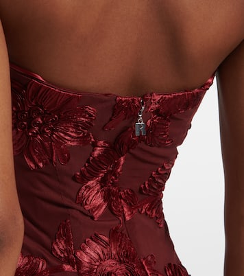 Besticktes Maxikleid aus Mesh | Rotate