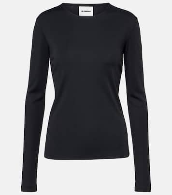Longsleeve aus Jersey | Jil Sander