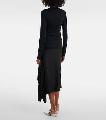 Longsleeve aus Jersey | Jil Sander