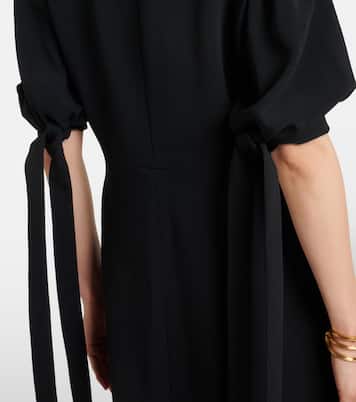 Balloon-sleeve crêpe minidress | Chloé