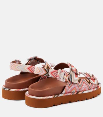 Sandalen Mia aus Häkelstrick | Missoni