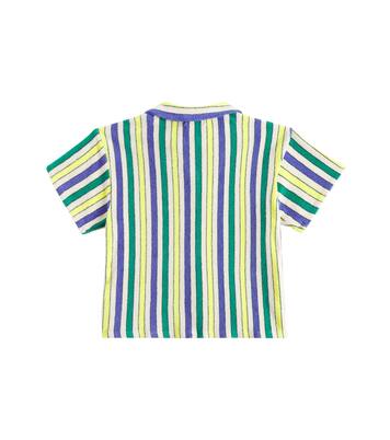 Striped cotton terry shirt | Bobo Choses