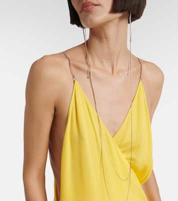 Vestido lencero asimétrico de jersey | Alaïa