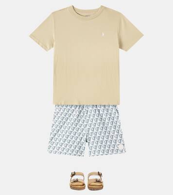 Printed swim trunks | Rylee + Cru