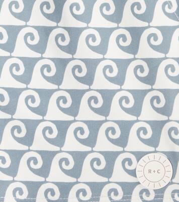 Printed swim trunks | Rylee + Cru