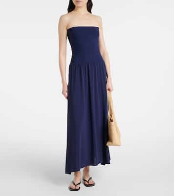 Oda jersey and crêpe jersey maxi dress | Eres