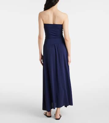 Oda jersey and crêpe jersey maxi dress | Eres