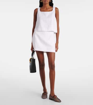 Val linen crop top | Posse