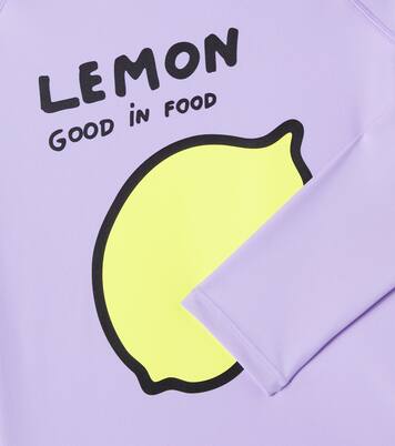 Lemon printed rashguard top | Jellymallow