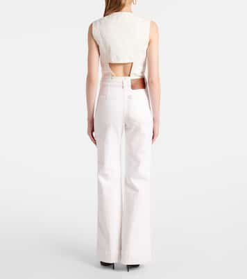 Jeans anchos Alina de tiro alto | Victoria Beckham