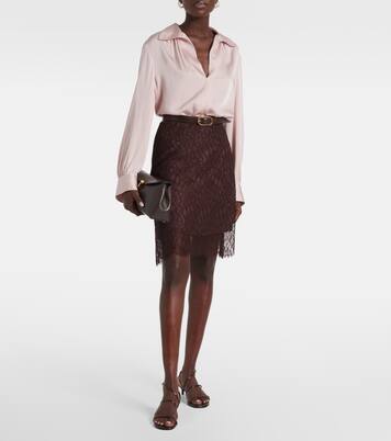 Midirock aus Spitze | Vince