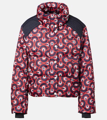 Tatum printed quilted ski jacket | Fusalp