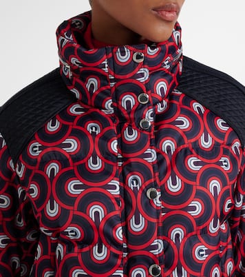 Tatum printed quilted ski jacket | Fusalp