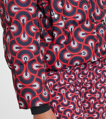 Tatum printed quilted ski jacket | Fusalp