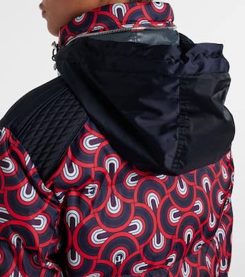 Tatum printed quilted ski jacket | Fusalp