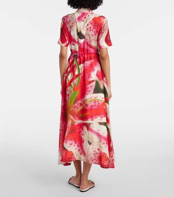 Hemdblusenkleid aus Seide und Baumwolle | Tory Burch