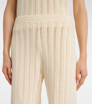 Pantalon évasé Petey en coton | Altuzarra