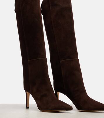 Alizze 85 suede knee-high boots | Jimmy Choo