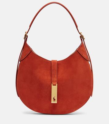 Sac Polo Id Medium en daim | Polo Ralph Lauren