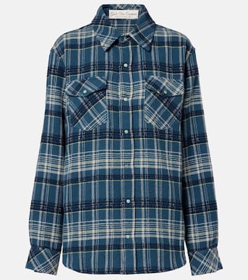 Checked cashmere shirt | God's True Cashmere