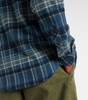 Checked cashmere shirt | God's True Cashmere