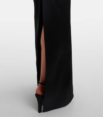 Robe longue en satin | David Koma
