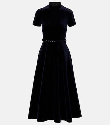 Camilla cotton velvet midi dress | Emilia Wickstead