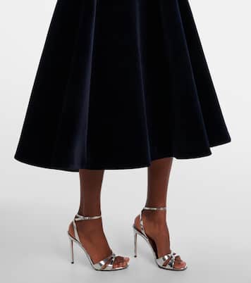 Camilla cotton velvet midi dress | Emilia Wickstead