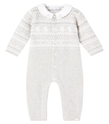 Baby knitted wool and cashmere onesie | Tartine et Chocolat