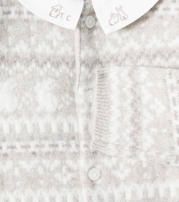 Baby knitted wool and cashmere onesie | Tartine et Chocolat