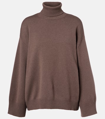Oversized cashmere turtleneck sweater | Brunello Cucinelli