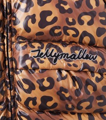 Leopard-print down jacket | Jellymallow