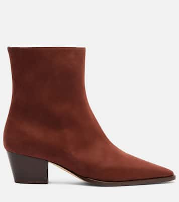 Aliera 50 suede ankle boots | Manolo Blahnik