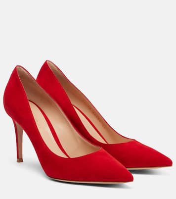 Gianvito 85 suede pumps | Gianvito Rossi