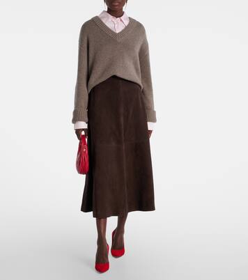 Gianvito 85 suede pumps | Gianvito Rossi