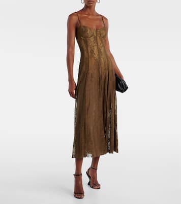 Lace midi dress | Norma Kamali