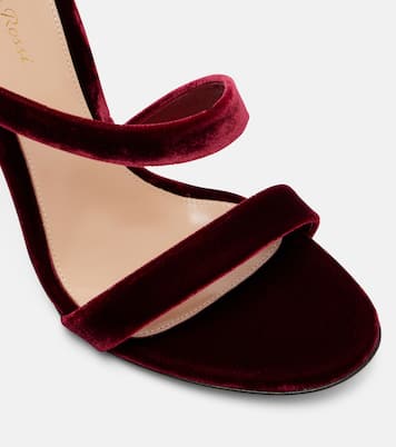 Opera 105 velvet sandals | Gianvito Rossi