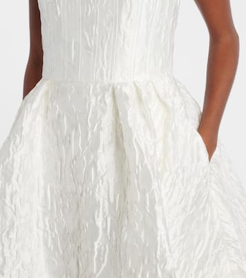 Bridal Vanilla Dreams bustier minidress | Rebecca Vallance